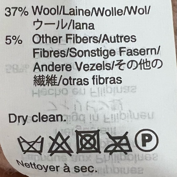 J. Crew boiled wool Pink Teddy Jacket 0 - Picture 3 of 6